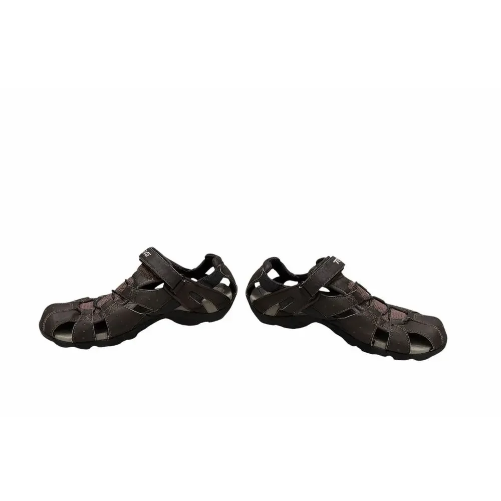 Teva Deacon Men’s Brown Sandals Size 11 Closed Toe Outdoors Hiking Fisherman
